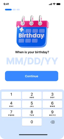 Birthday calendar Template