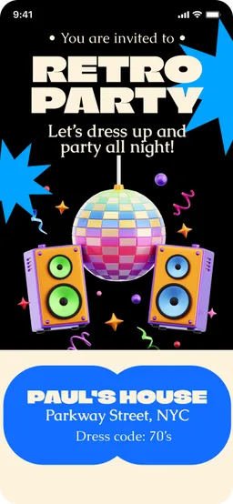 Party and celebration Template