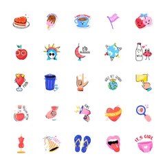 Stickers Icon Bundle