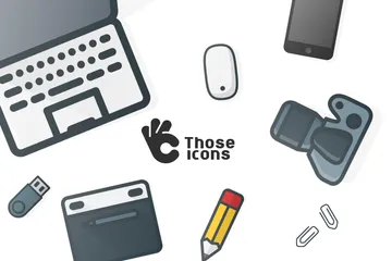 Color Outline Icons Icon Bundle