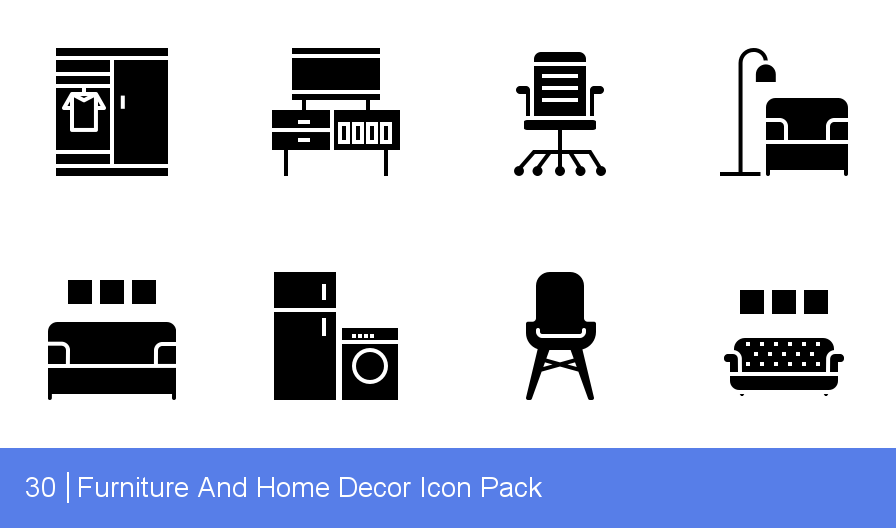 Furniture And Home Decor Icon Pack