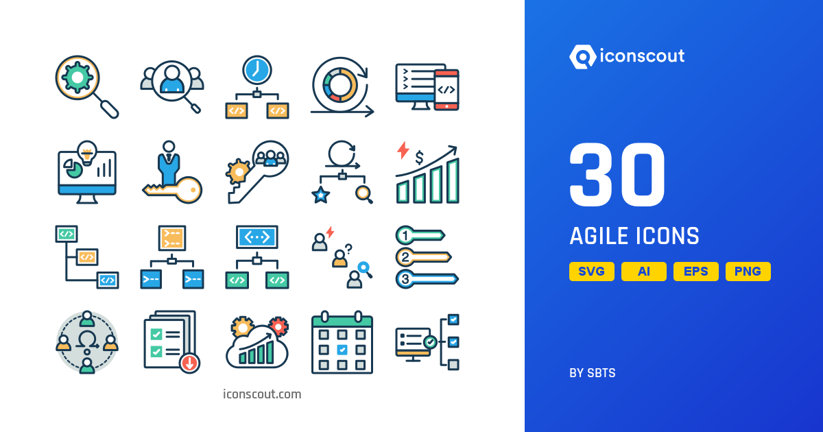 Agile Icon Pack - 30 Free Download Business Icons | IconScout