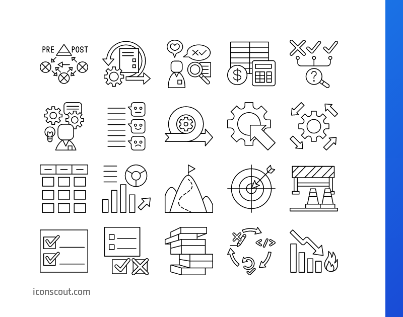 Download Agile Methodology Icon pack Available in SVG, PNG & Icon Fonts