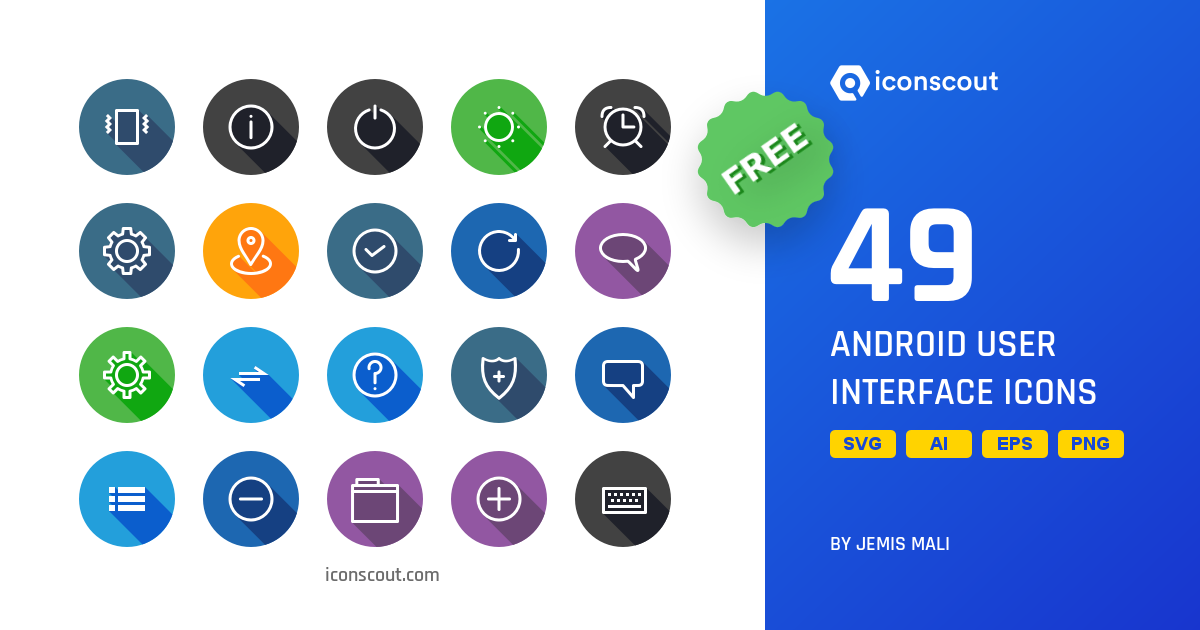 Download Download Android User Interface Icon pack - Available in ...