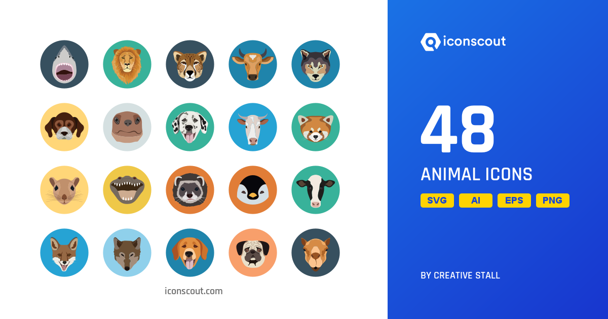 Download Animal Icon pack Available in SVG, PNG & Icon fonts