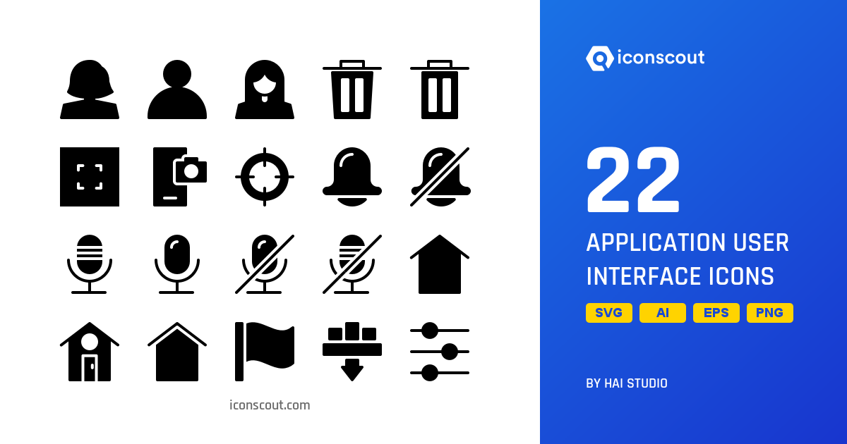 Application User Interface Icon Pack - 22 Free Download User Interface ...