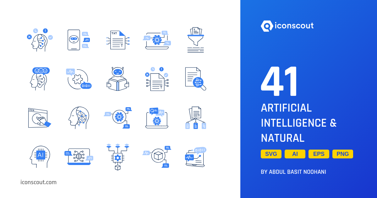 Download Artificial Intelligence & Natural Language Processing Icon ...