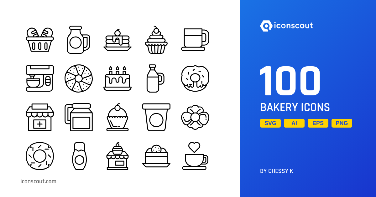 Bakery Icon Pack Free Download Food Drink Icons Iconscout