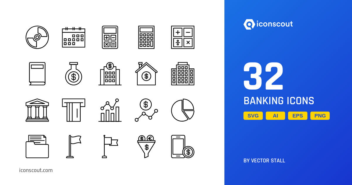 Banking Icon Pack - 32 Free Download Business Icons 