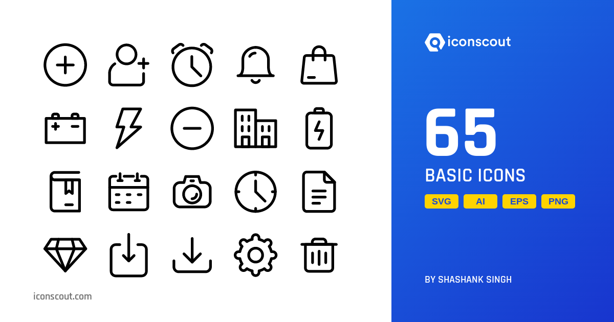 Download Download Basic Icon pack - Available in SVG, PNG, EPS, AI ...