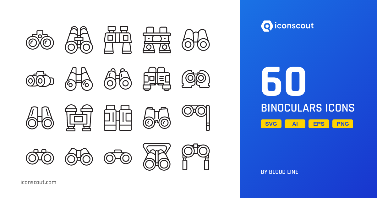 Download Binoculars Icon pack Available in SVG, PNG & Icon Fonts