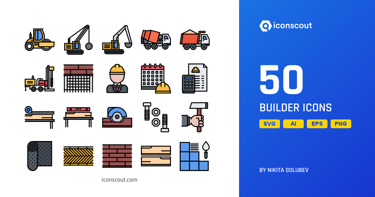 Download Builder Icon Pack Available In Svg, Png & Icon Fonts