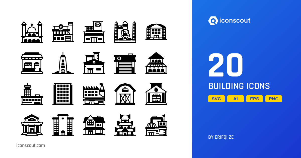 Download Building Icon pack Available in SVG, PNG & Icon Fonts
