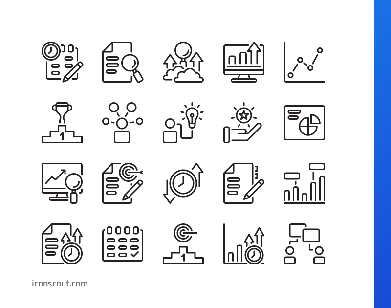 Download Business Analysis Icon pack Available in SVG, PNG & Icon Fonts