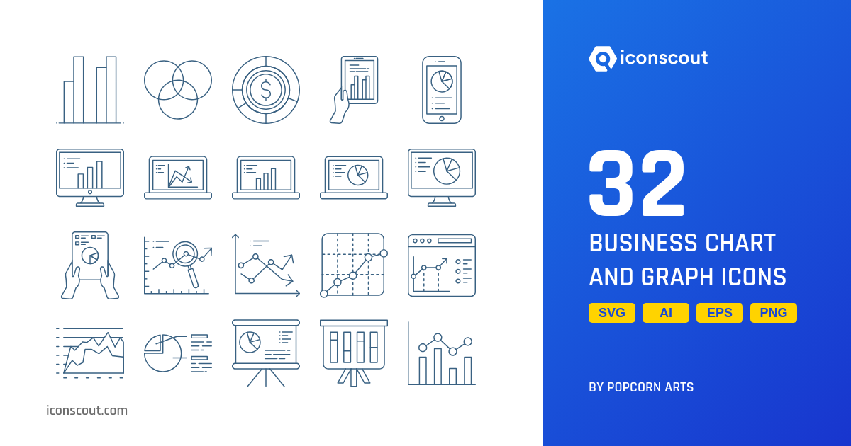 Business Chart And Graph Icon Pack - 32 Free Download Business Icons ...