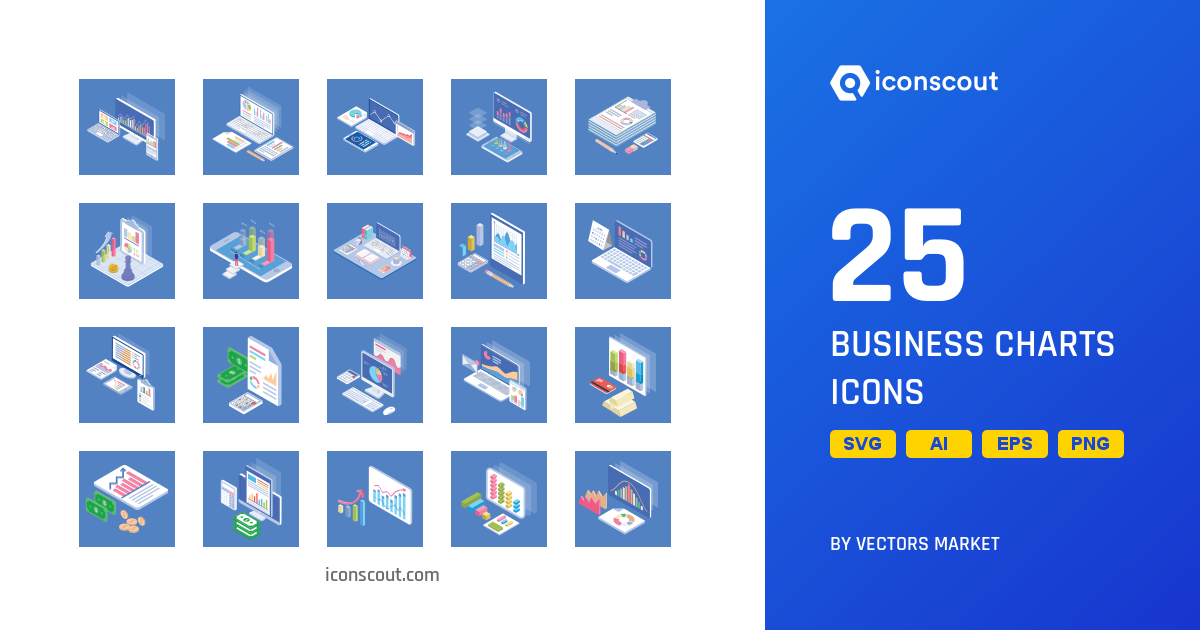 Download Business Charts Icon pack Available in SVG, PNG & Icon Fonts