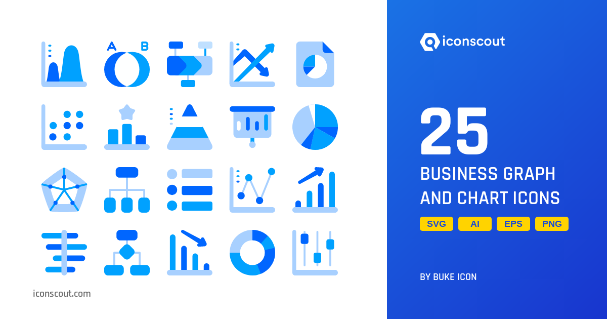 Business Graph And Chart Icon Pack - 25 Free Download Business Icons ...