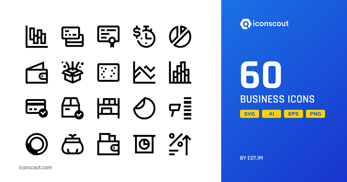 Business Icon Pack - 60 Free Download Business Icons | IconScout
