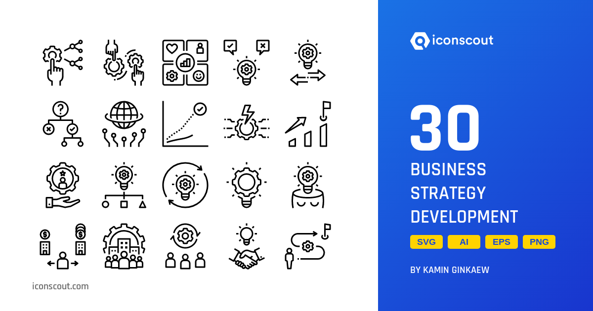 Download Business Strategy Development Icon pack Available in SVG, PNG ...