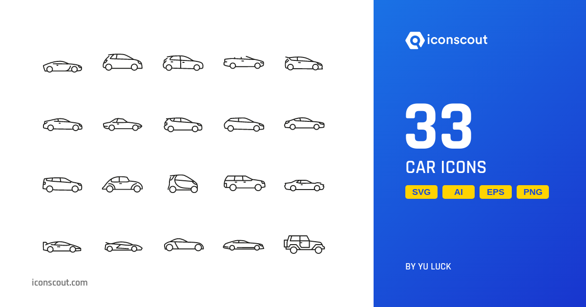 Download Car Icon pack Available in SVG, PNG & Icon fonts