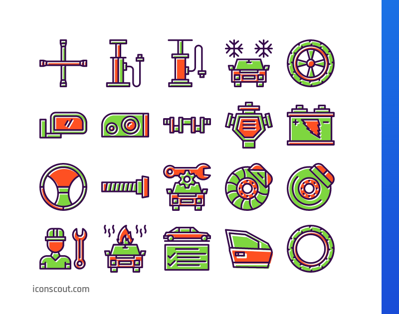 Download Car Maintenance Icon pack Available in SVG, PNG & Icon Fonts