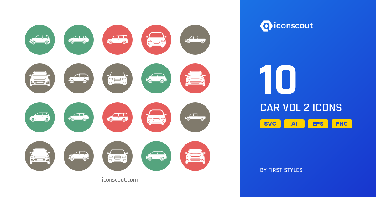 Download Car Vol 2 Icon pack Available in SVG, PNG & Icon Fonts
