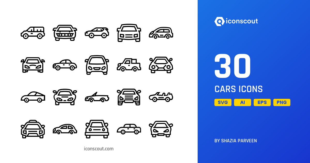 Download Cars Icon pack Available in SVG, PNG & Icon Fonts