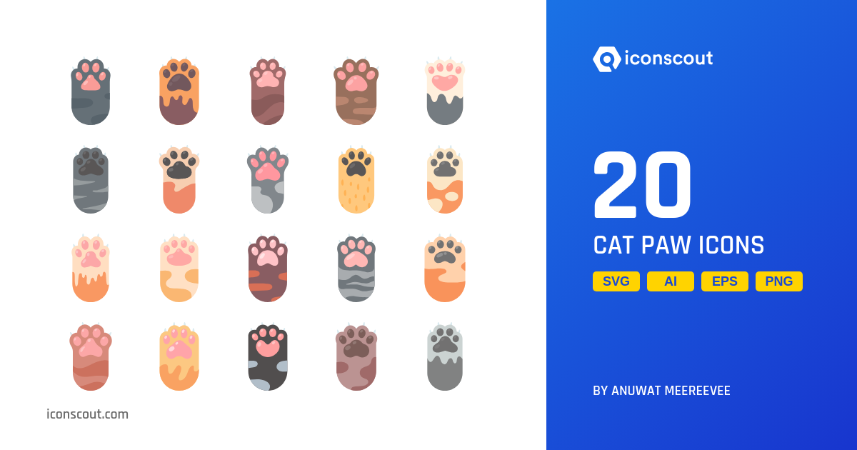 Download Free Medium Paw Warriors Cat Sized To Cats ICON favicon