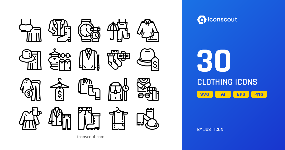 Download Clothing Icon pack Available in SVG, PNG & Icon Fonts