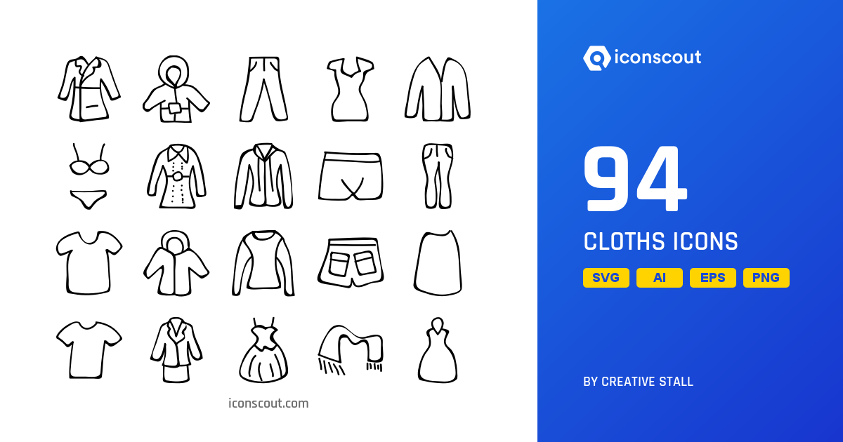 Download Cloths Icon pack Available in SVG, PNG & Icon Fonts