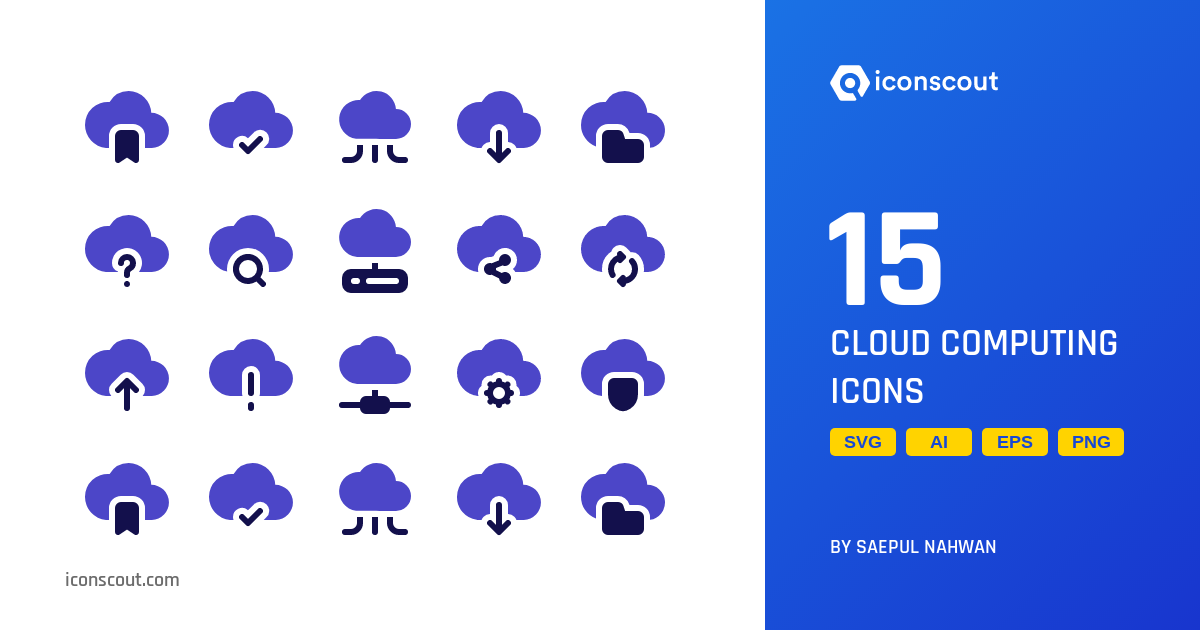 Cloud Computing Icon Pack 15 Free Download Seo &  Icons IconScout