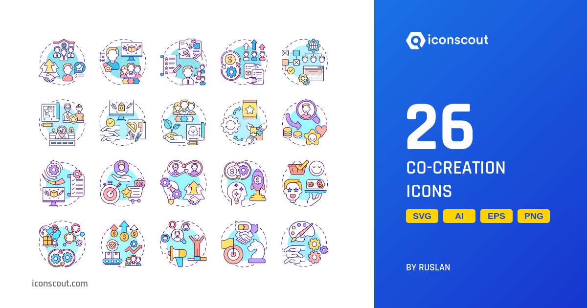 Co-creation Icon Pack - 26 Free Download Business Icons | IconScout