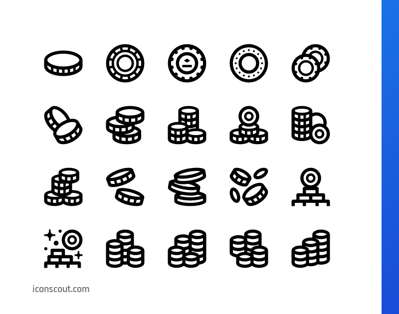 Coins Icon Pack - 35 Free Download Business Icons | IconScout