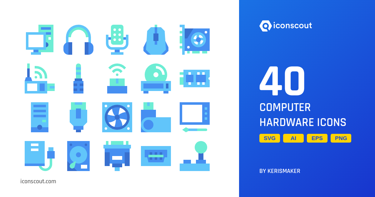 Download Computer Hardware Icon pack Available in SVG, PNG & Icon Fonts