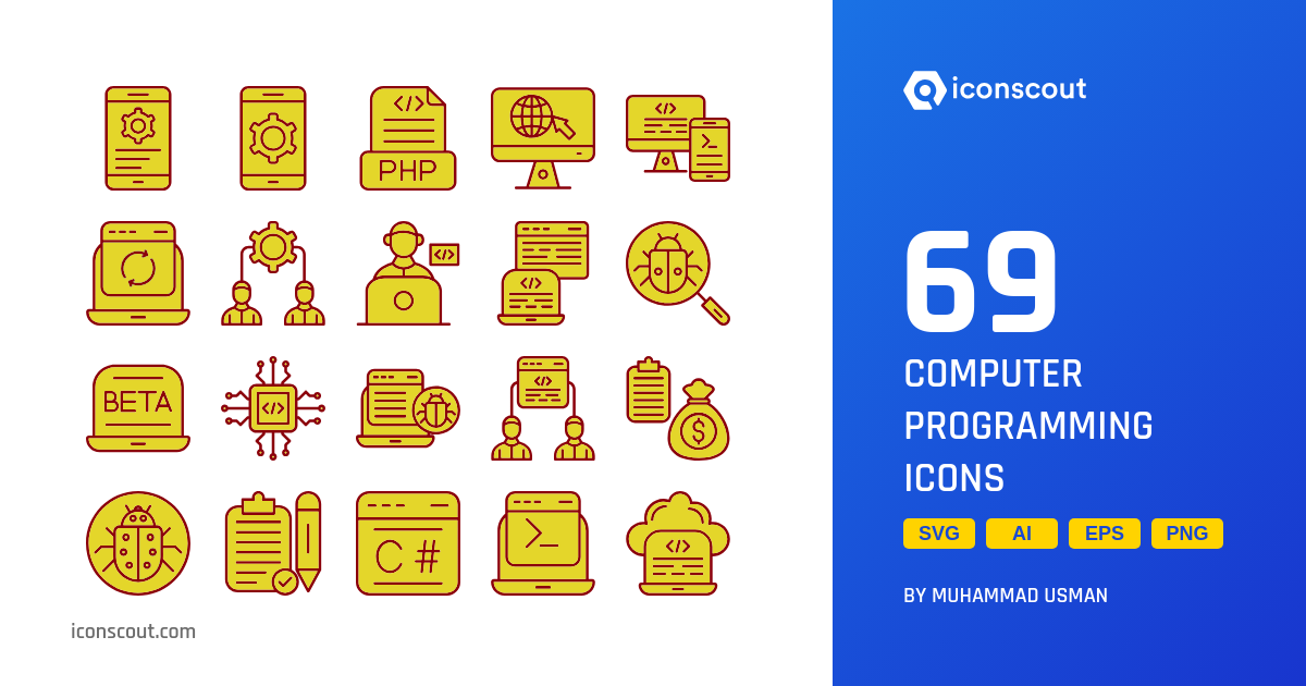 Download Computer Programming Icon pack Available in SVG, PNG & Icon Fonts