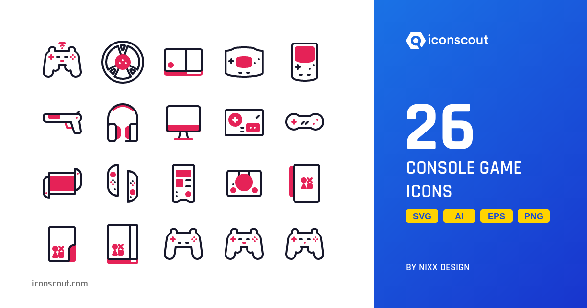 Console Game Icon Pack - 26 Free Download Sports & Games Icons | IconScout