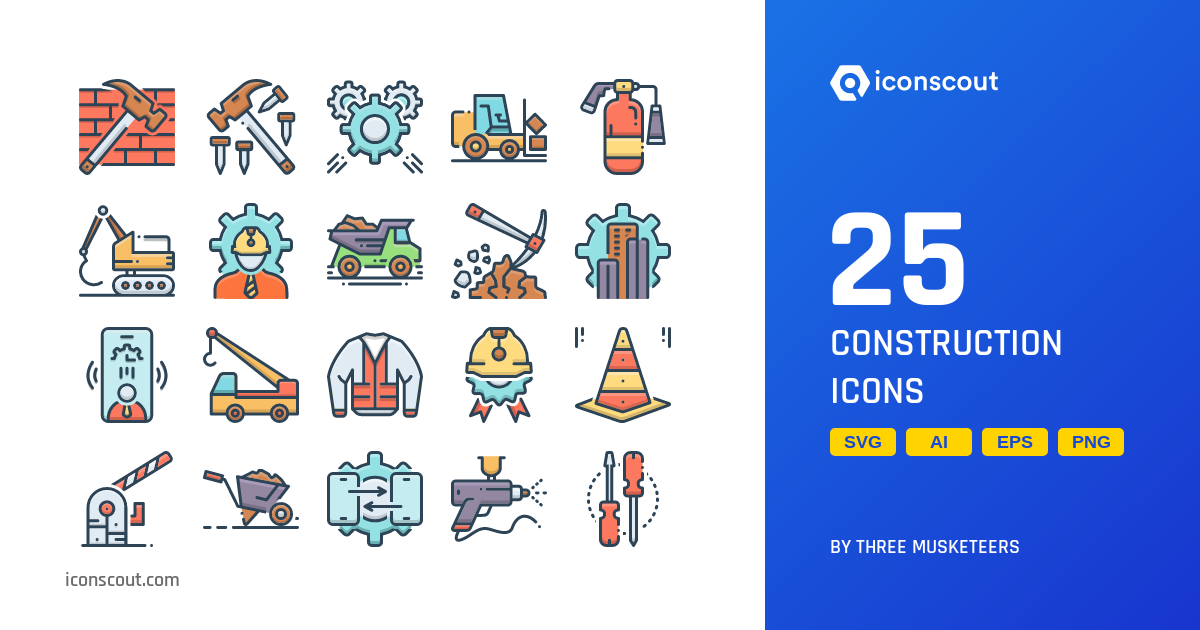 Download Construction Icon pack Available in SVG, PNG & Icon Fonts