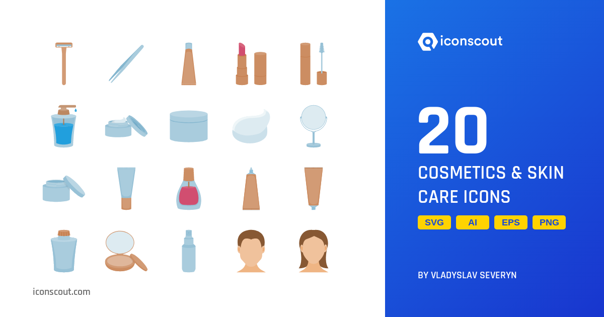 Cosmetics & Skin Care Icon Pack - 20 Free Download Beauty Icons | IconScout