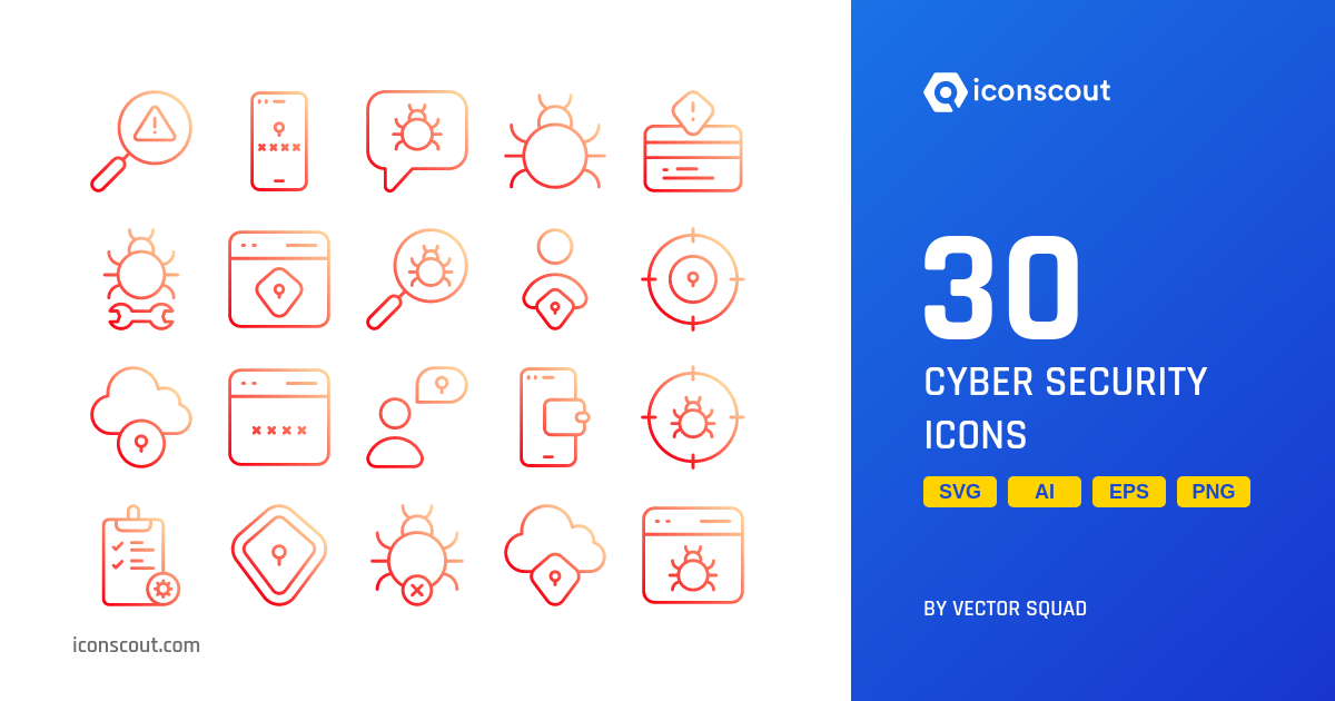 Cyber Security Icon Pack - 30 Free Download Crime & Security Icons ...
