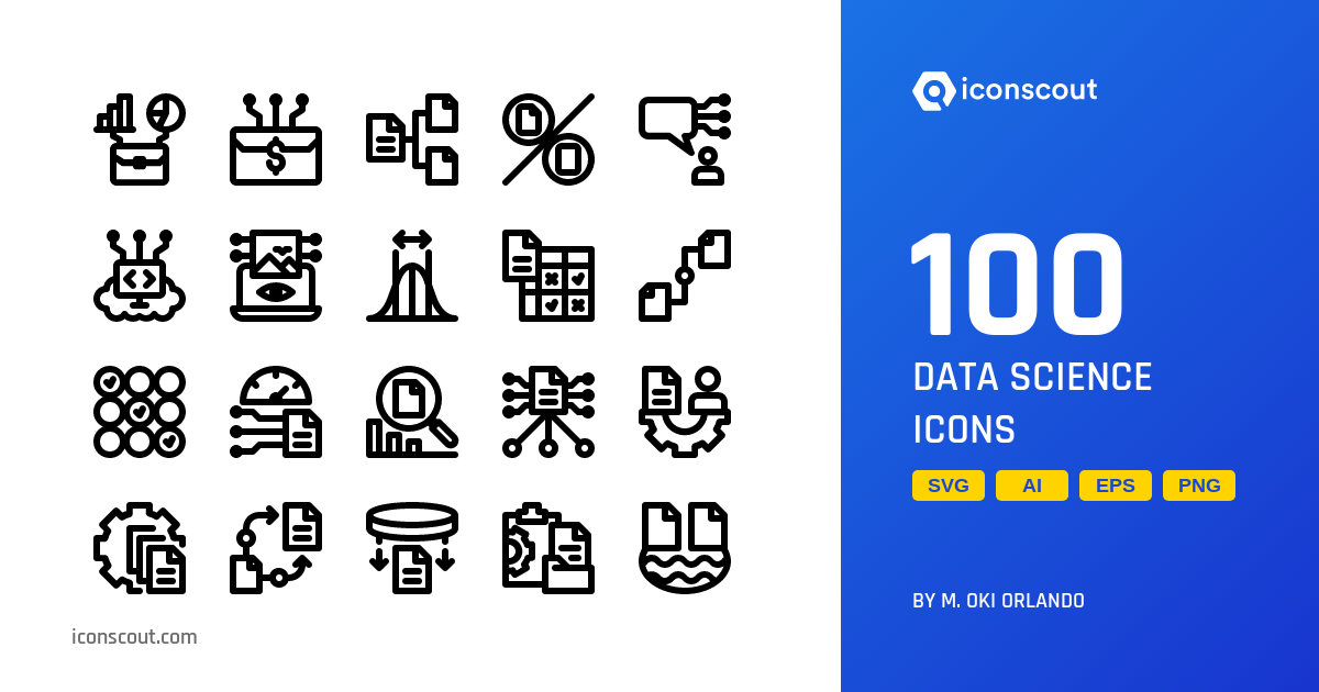 Download Data Science Icon pack Available in SVG, PNG & Icon Fonts