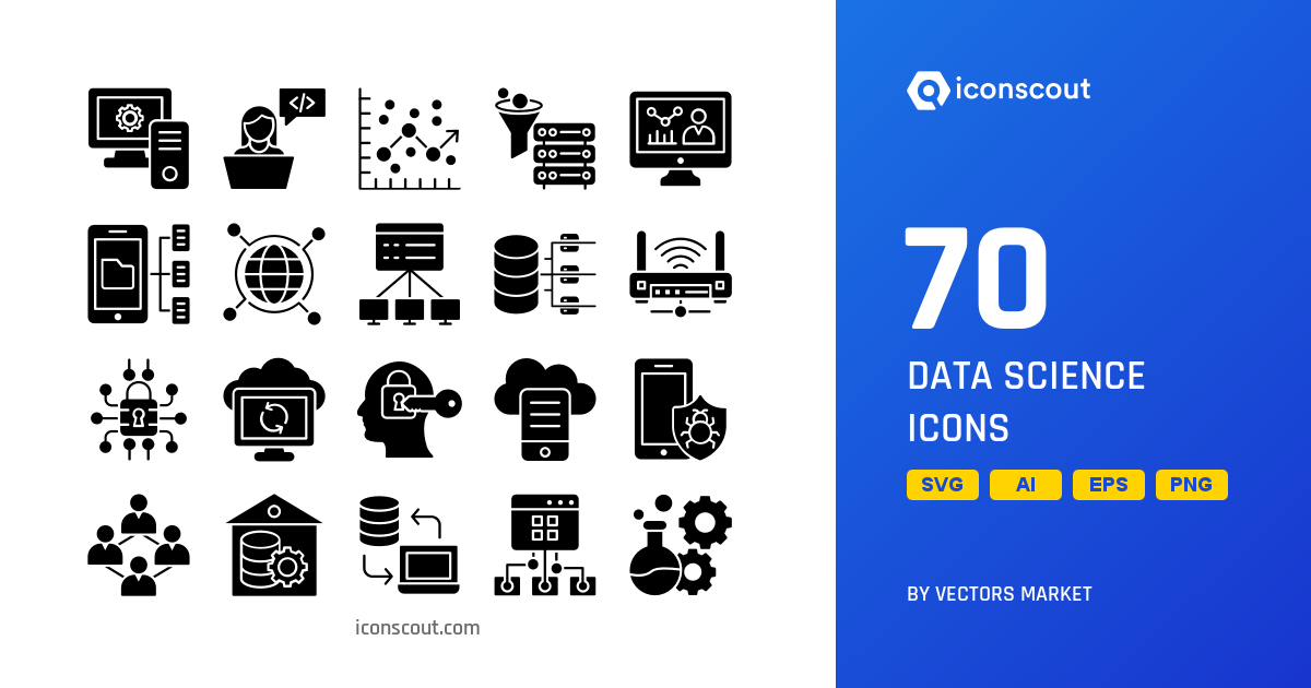 Download Data Science Icon pack - Available in SVG, PNG, EPS, AI & Icon ...