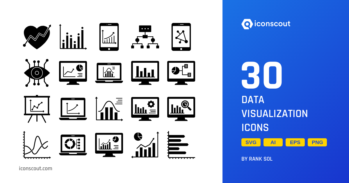 Data Visualization Icon Pack - 30 Free Download Business Icons | IconScout