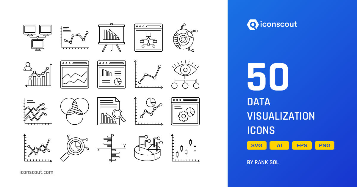 Download Data Visualization Icon pack Available in SVG, PNG & Icon Fonts
