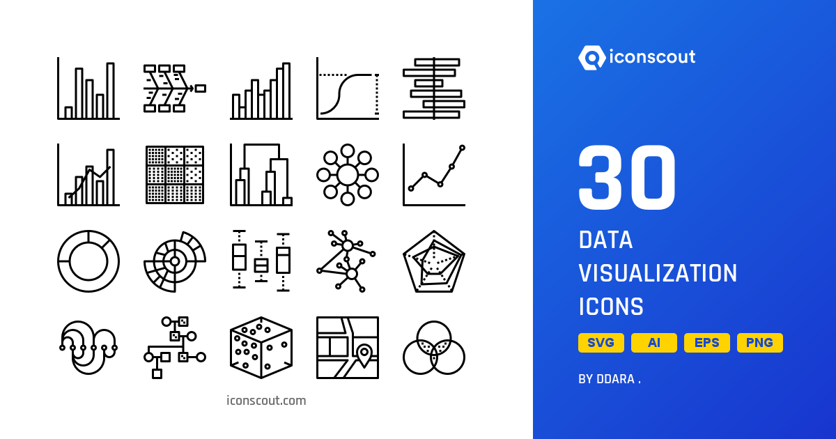 Data Visualization Icon Pack - 30 Free Download Infographics Icons ...