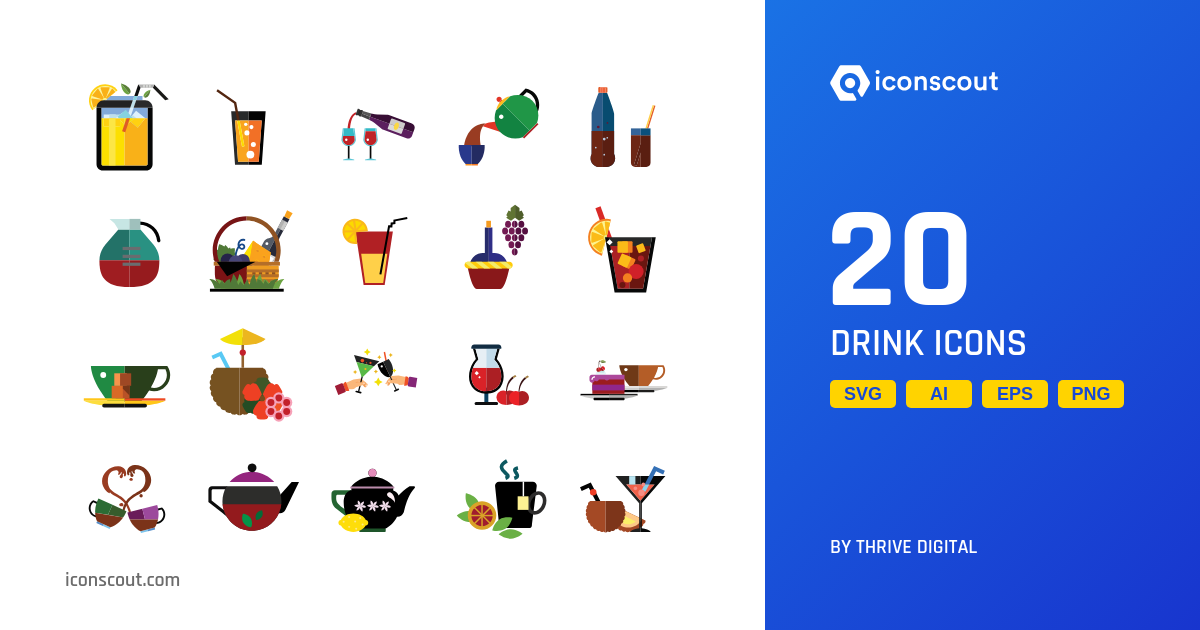 Download Drink Icon pack Available in SVG, PNG & Icon Fonts
