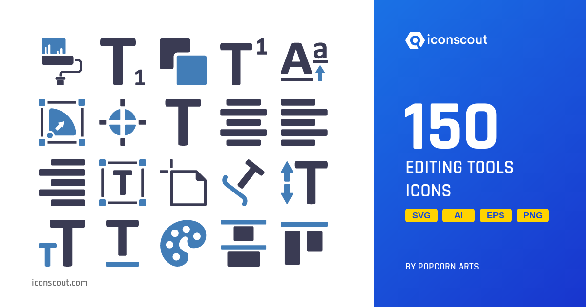 Editing Tools Icon Pack - 150 Free Download Design & Development Icons ...