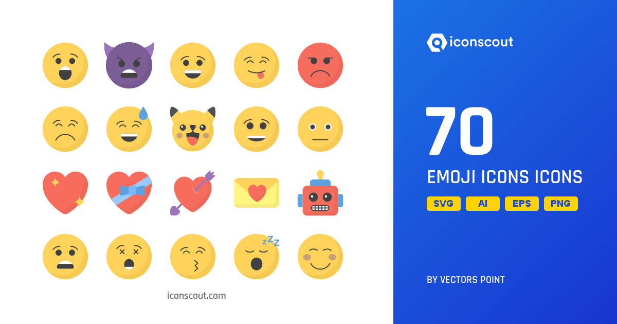 Download Emoji Icons Icon pack Available in SVG, PNG & Icon Fonts