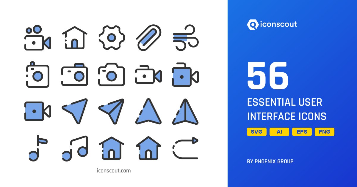 Essential User Interface Icon Pack - 56 Free Download User Interface ...