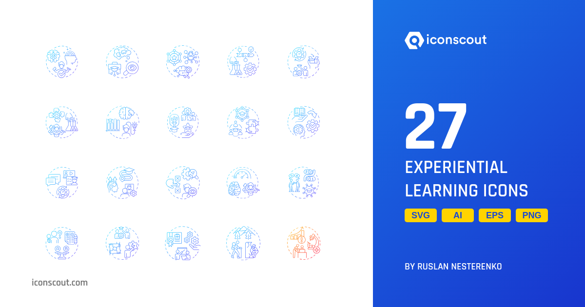 Experiential Learning Icon Pack - 27 Free Download School & Education ...