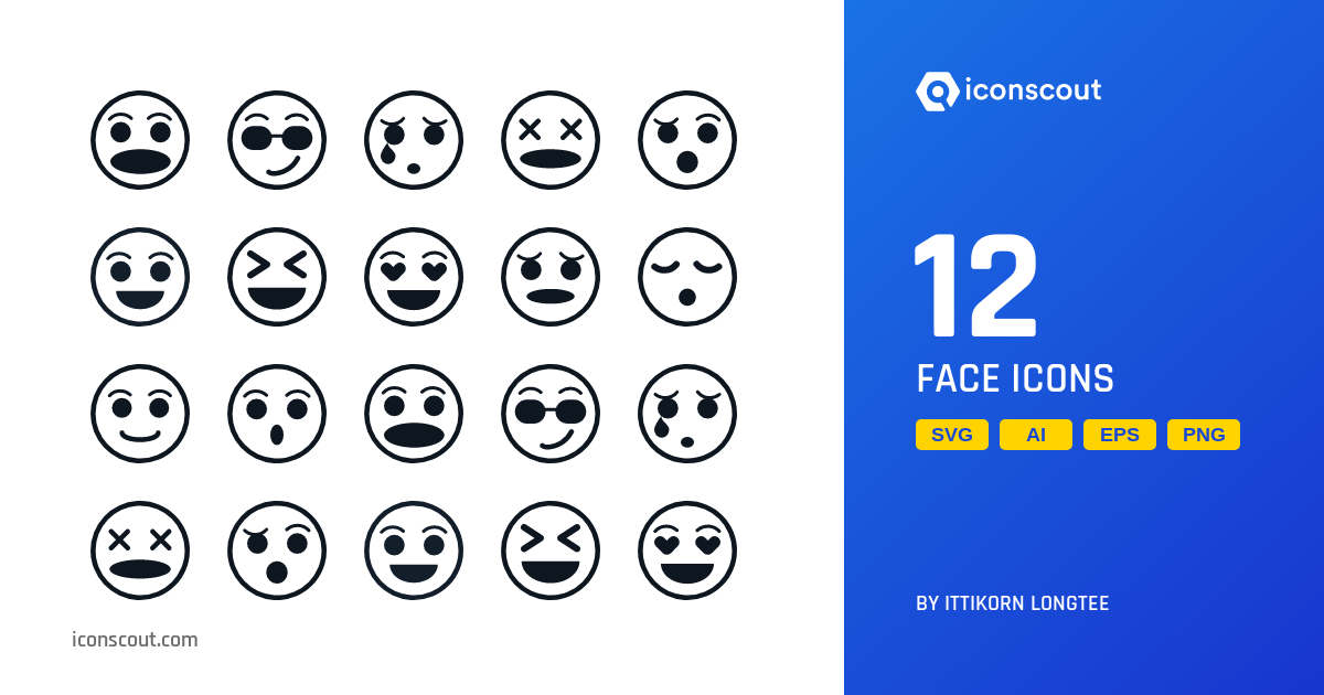Download Face Icon pack Available in SVG, PNG & Icon Fonts